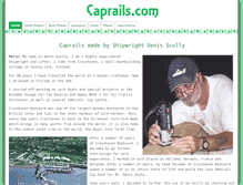 Tablet Screenshot of caprails.com